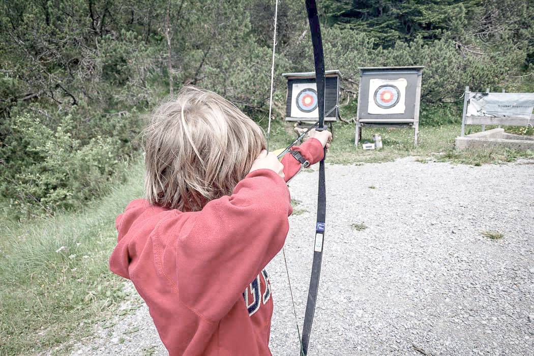 Bogenschiessen in Malbun - Gorfion Familienhotel Liechtenstein