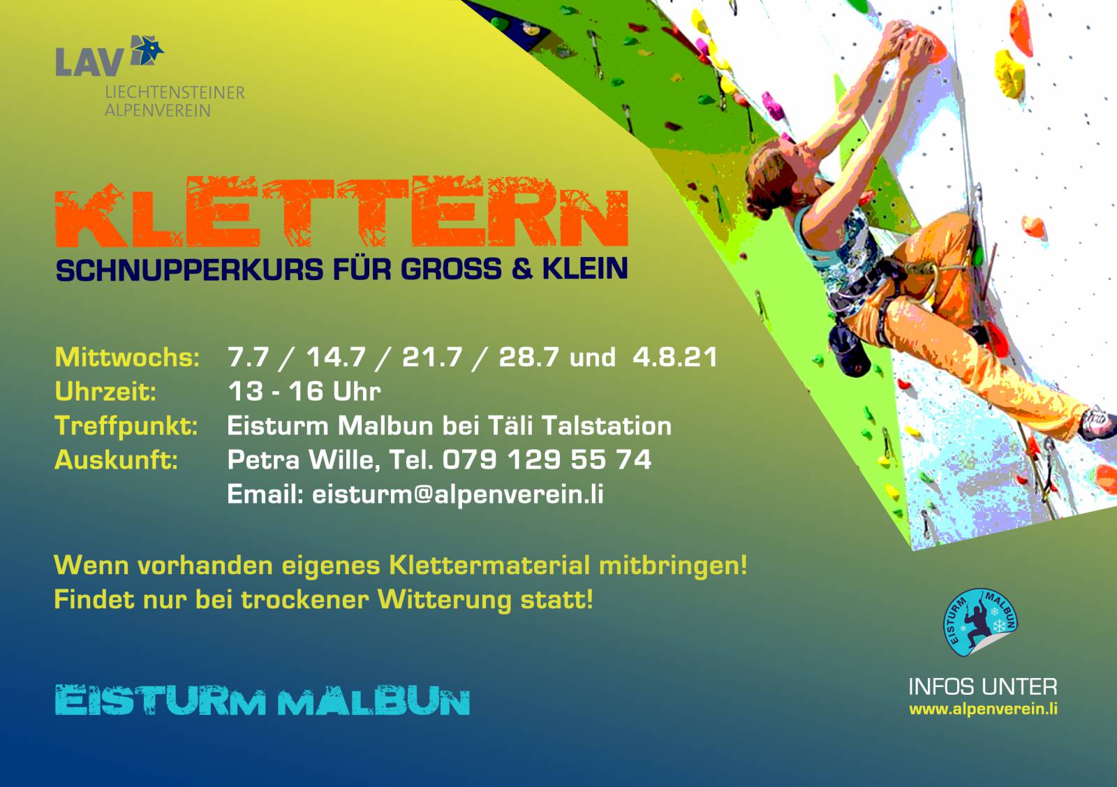 Klettern: Hoch hinaus mit eigener Kraft Symbolfoto