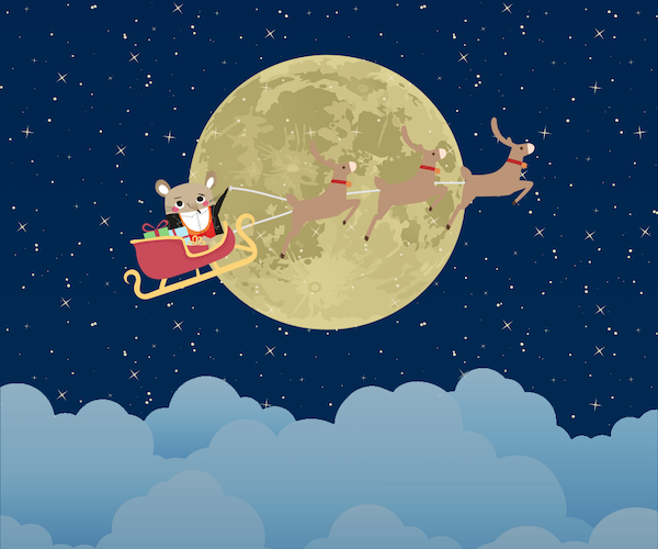 Ein mause-starkes Weihnachtsfest Symbolfoto