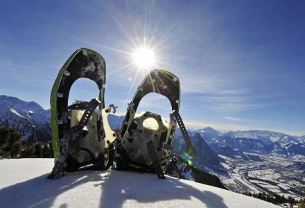 Schneeschuhwandern - Gorfion Familienhotel Liechtenstein