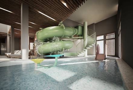 Water slide - Gorfion Familienhotel Liechtenstein