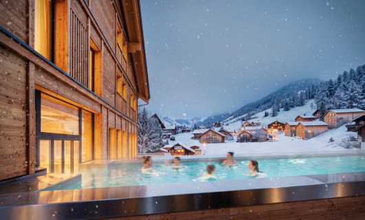Wellness mit Bergblick