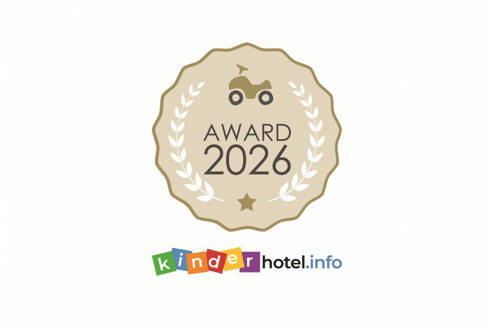 Kinderhotel.info Award 2026 - Gorfion Familienhotel Liechtenstein