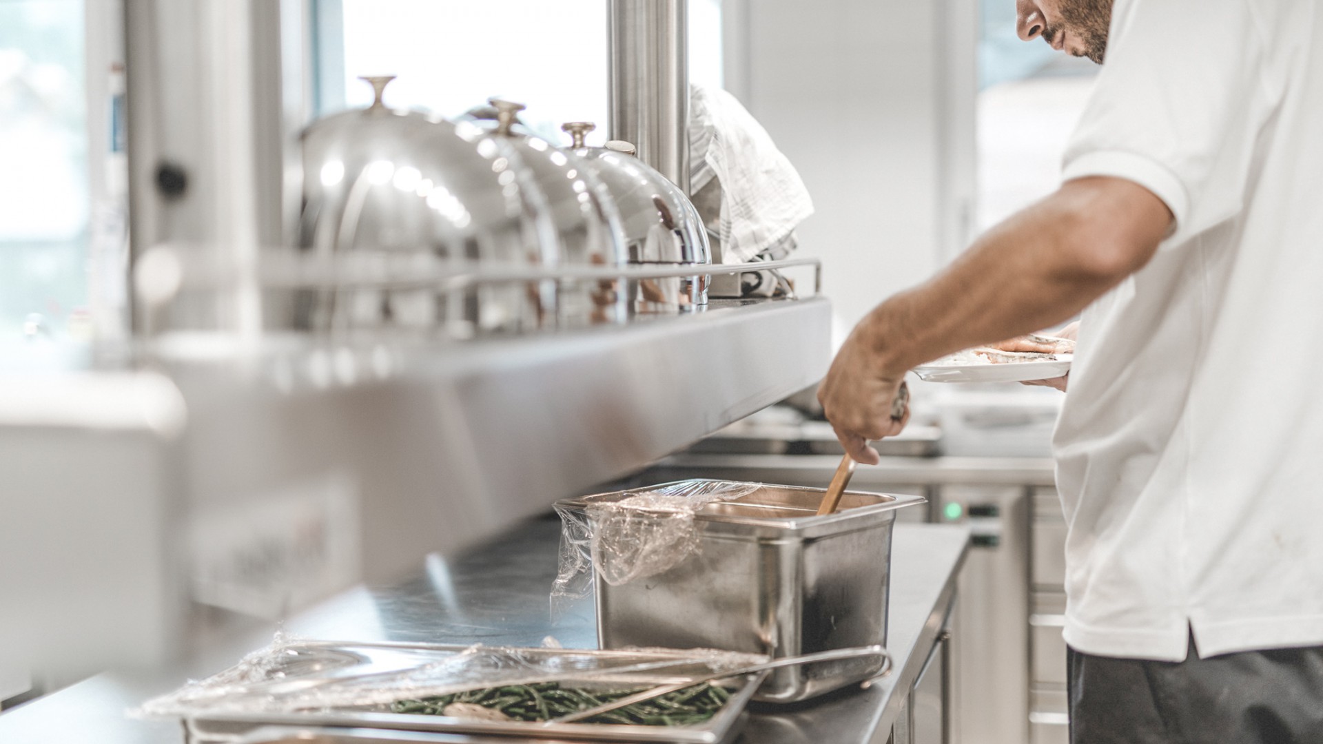 Hotelküche im Gorfion