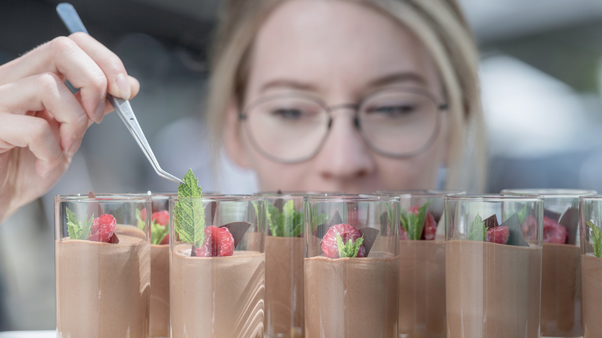 mousse au chocolat Kulinarik Hotel Gorfion
