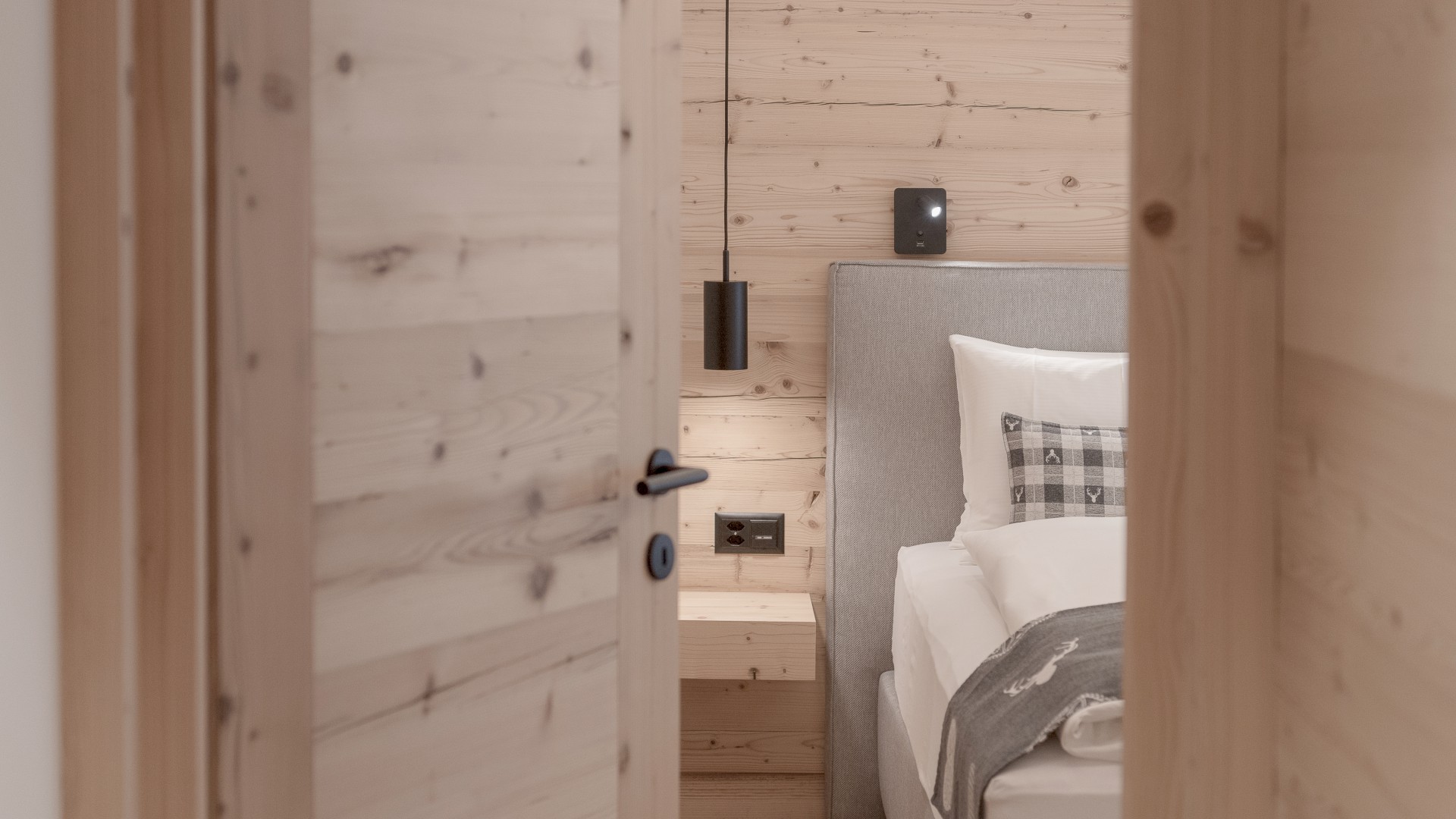 Blick in die Familiensuite im Familienhotel Gorfion in Liechtenstein