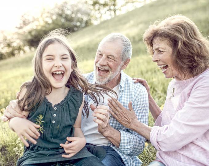 Drei Generationen, ein Urlaubsziel symbolic picture
